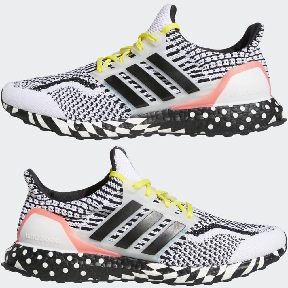 adidas Mens UltraBoost 5.0 DNA 'Black White' GY0326 OREO Colorway 8 US
